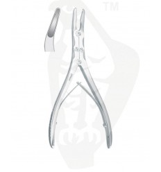 Knogletang, 14 cm, med fjeder, buet