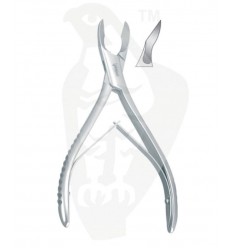 Knogletang, 14 cm, med fjeder, buet