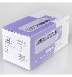 PGA 4/0, 19 mm nål, 3/8, 12 stk.