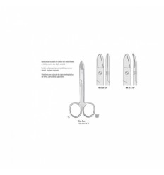 Kronesaks buet med skær, 12 cm