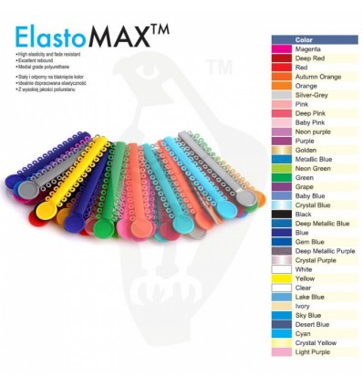 ElastoMAX Ligatur-Stick Grå/metallisk, 1040 stk.