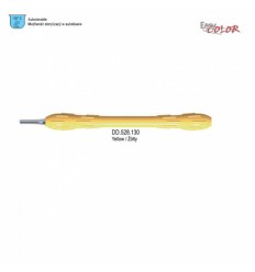 Spejlskaft m. TURKIS sililkonehåndgreb