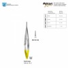 Xtra gracil Mikro Castroviejo nåleholder, LIGE, 14 cm, TC-kæber