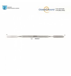 Cementspatel m. 6 mm. rundt håndgreb