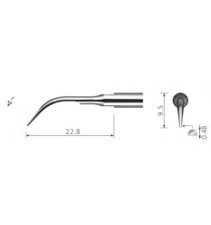 s1 Scalerspids universal til Satelec/Suprasson, 1 stk