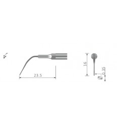 eP scalerspids til EMS-scaler, 1 stk.