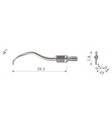 1 stk. scalerspids k5A til kavo Sonicflex Quick 2008
