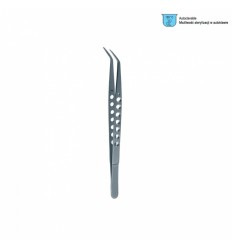 Pincet College-Ergo, 16,5 cm, med perforationer