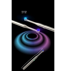 Nano hærdelampe med caries-indikator