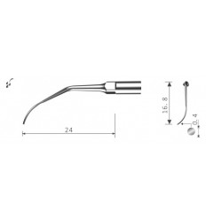 Scalerspids P2L t. EMS-scaler, 1 stk.