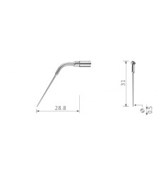 Scalerspids E4 t. EMS-scaler, 1 stk.