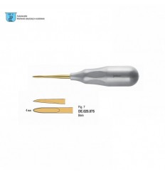 Ergo-Form Bein elevator, lige, 4 mm bred, TiNi