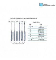Gates bor, nr. 6, 28 mm., 6 stk.