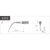 1 stk. Scalerspids k203 til Kavo PiezoLED/PiezoSoft