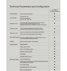 Clear2 Mikroskop luxus udg. kompl. m. stander, Canon-kamerahus, monitor m.m.