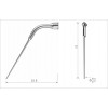 Scalerspids ES4 t. Sirona-scaler, 1 stk.