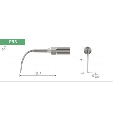 1 stk. P33 ultra-perio-scalerspids til EMS-scaler, til -xtra dybe lommer