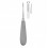 Luxator, lige, 3 mm. bred