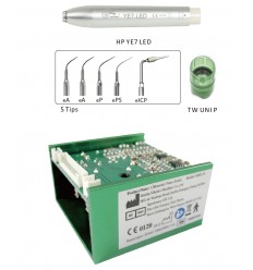 Scaler-indbygningskit med LED-lys til unit, komplet m. håndstykke m.m.