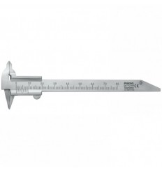 Skydelære t. dentalbrug - markeringer på begge sider