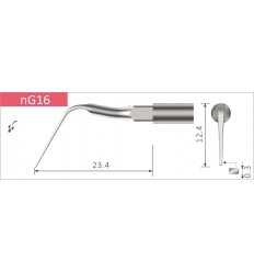 XPEDENT Scalerspids nG16 til NSK Varios-scaler, 1 stk.