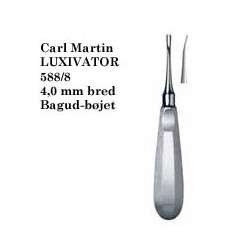 Carl Martin Luxivator 588/8, 4 mm. bred, bagudbøjet