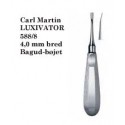 Carl Martin Luxivator 588/8, 4 mm. bred, bagudbøjet