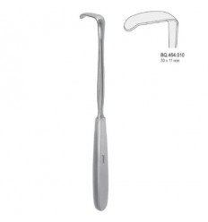 Sårhage 30x11 mm, Langenbeck, med solid type II håndtag, 454.010