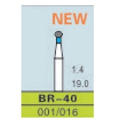 BR-40, ISO 001/016, medium/blå, 10 stk.