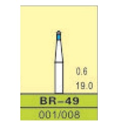 BR-49, ISO 001/008, medium/blå, 10 stk.