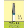 TF-14, ISO 172/023, Medium/blå, 10 stk.