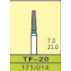 TF-20, ISO 171/014, Medium/blå, 10 stk.