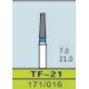 TF-21, ISO 171/016, Medium/blå, 10 stk.