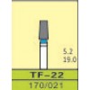 TF-22, ISO 170/021, Medium/blå, 10 stk.