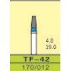 TF-42, ISO 170/012, Medium/blå, 10 stk.