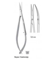 Castroviejo sutur/tandkødssaks, buet, 12 cm