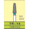 TR-14, ISO 198/022, medium/blå, 10 stk.