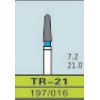 TR-21, ISO 197/016, medium/blå, 10 stk.
