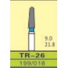 TR-26, ISO 199/018, medium/blå, 10 stk.