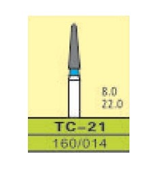 TC-21, ISO 160/014, medium/blå, 10 stk.