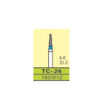TC-26, ISO 160/012, medium/blå, 10 stk.