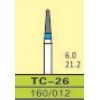 TC-26, ISO 160/012, medium/blå, 10 stk.