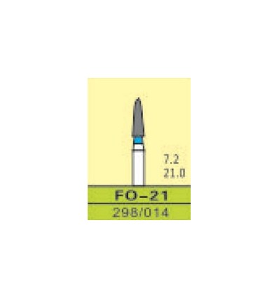 FO-21, ISO 299/014, medium/blå, 10 stk.
