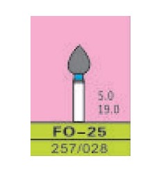 FO-25, ISO 257/028, medium/blå, 10 stk.