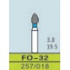 FO-32, ISO 257/018, medium/blå, 10 stk.