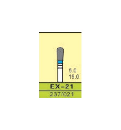 EX-21, ISO 237/021, medium/blå, 10 stk.