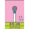 EX-26, ISO 237/032, medium/blå, 10 stk.