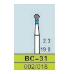 BC-31, ISO 002/018, medium/blå, 10 stk.