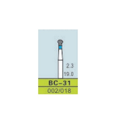 BC-31, ISO 002/018, medium/blå, 10 stk.