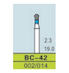 BC-42, ISO 002/014, medium/blå, 10 stk.